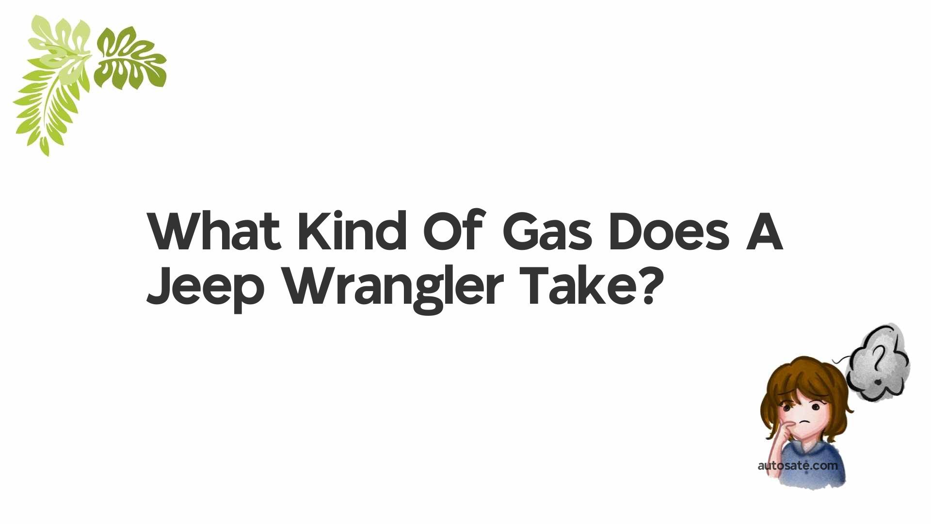 What Kind Of Gas Does A Jeep Wrangler Take?