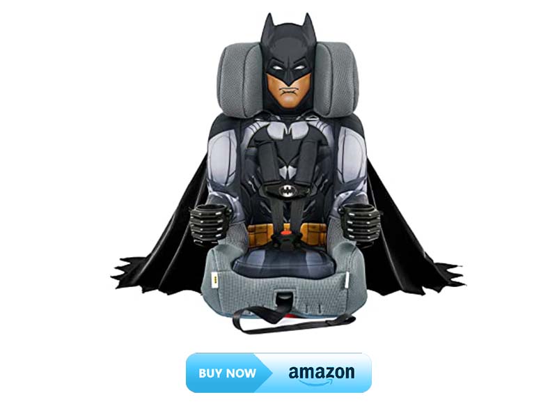 KidsEmbrace DC Comics Batman Safety Vehicle Combination 5 Point Harness High Back Booster Car Seat
